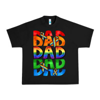 Black Dad dad dad pride Urban Heavy Tee - CowGirlArtShop