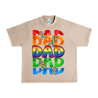 French Oak Dad dad dad pride Urban Heavy Tee - CowGirlArtShop