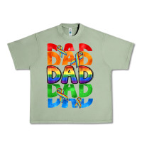 Oil Green Dad dad dad pride Urban Heavy Tee - CowGirlArtShop