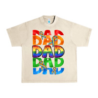 Sandshell Dad dad dad pride Urban Heavy Tee - CowGirlArtShop