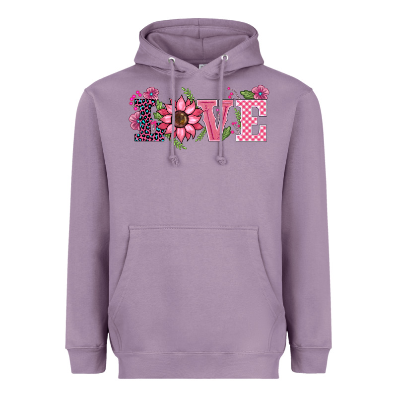 Walentine's Day Love Sunflower Heavyweight Hoodie by BarkalooDesign | Teevron