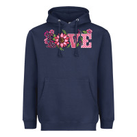 Navy walentine's day love sunflower Heavyweight Hoodie - BarkalooDesign