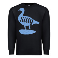 Black Silly Goose Funny Silly Goose Premium Sweatshirt - longCreatives