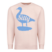 Pale Pink Silly Goose Funny Silly Goose Premium Sweatshirt - longCreatives