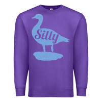 Purple Silly Goose Funny Silly Goose Premium Sweatshirt - longCreatives