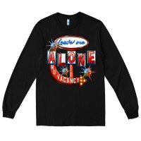 Black Leave me alone anti Valentine's Day Long Sleeve Tee - FaDigitalArtStudio