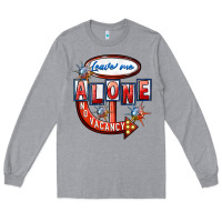 Heather Grey Leave me alone anti Valentine's Day Long Sleeve Tee - FaDigitalArtStudio
