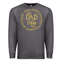 Charcoal Heather Mens One Dad to rule them all  father's day gift Premium Sweatshirt - longCreatives