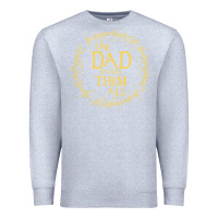 Heather Grey Mens One Dad to rule them all  father's day gift Premium Sweatshirt - longCreatives
