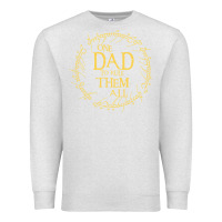 Oatmeal Heather Mens One Dad to rule them all  father's day gift Premium Sweatshirt - longCreatives