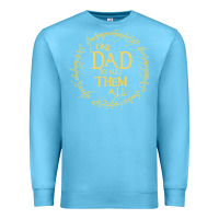Ocean Blue Mens One Dad to rule them all  father's day gift Premium Sweatshirt - longCreatives