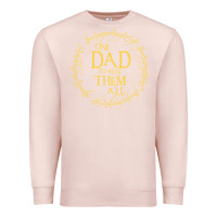 Pale Pink Mens One Dad to rule them all  father's day gift Premium Sweatshirt - longCreatives