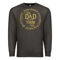 Smoke Mens One Dad to rule them all  father's day gift Premium Sweatshirt - longCreatives