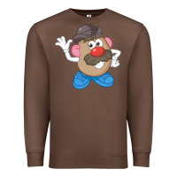 Chestnut Womens Mr. Potato Head Simple Portrait Premium Sweatshirt - longCreatives