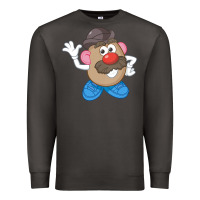 Smoke Womens Mr. Potato Head Simple Portrait Premium Sweatshirt - longCreatives