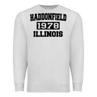 Dove Grey Haddonfield Illinois Halloween 1978 Halloween Spooky Scary Gift Premium Sweatshirt - longCreatives