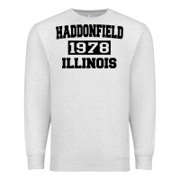 Haddonfield Illinois Halloween 1978 Halloween Spooky Scary Gift Premium Sweatshirt | Teevron