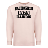 Pale Pink Haddonfield Illinois Halloween 1978 Halloween Spooky Scary Gift Premium Sweatshirt - longCreatives
