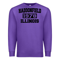 Purple Haddonfield Illinois Halloween 1978 Halloween Spooky Scary Gift Premium Sweatshirt - longCreatives