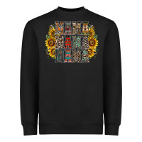 Black mama sunflower western Heavyweight Sweatshirt - RacoonDesign