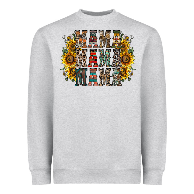 Mama Sunflower Western Heavyweight Sweatshirt by RacoonDesign | Teevron