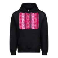 Black breast cancer brushstroke Urban Hoodie - AdoDesignShop