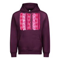 Mauve Wine breast cancer brushstroke Urban Hoodie - AdoDesignShop