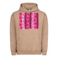 Pigment Burro breast cancer brushstroke Urban Hoodie - AdoDesignShop