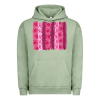 Pigment Oil Green breast cancer brushstroke Urban Hoodie - AdoDesignShop