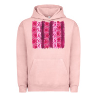 Pigment Salmon breast cancer brushstroke Urban Hoodie - AdoDesignShop