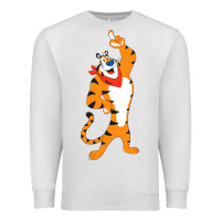 Oatmeal Heather Frosted Flakes Tony The Tiger T Premium Sweatshirt - longCreatives