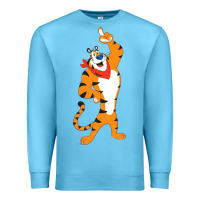 Ocean Blue Frosted Flakes Tony The Tiger T Premium Sweatshirt - longCreatives