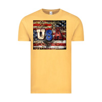 Vintage Mustard usa Vintage Tee - CowGirlArtShop