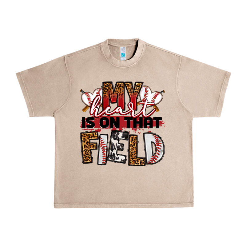 My Heart Is On That Field Baseball Urban Heavy Tee by RanaPortraitStore | Teevron