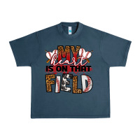 Midnight Navy my heart is on that field baseball Urban Heavy Tee - RanaPortraitStore