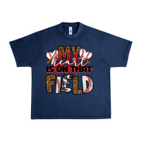 Navy my heart is on that field baseball Urban Heavy Tee - RanaPortraitStore