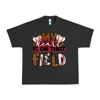 Pigment Black my heart is on that field baseball Urban Heavy Tee - RanaPortraitStore