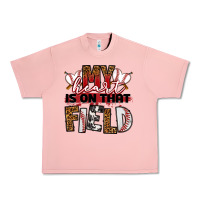 Salmon my heart is on that field baseball Urban Heavy Tee - RanaPortraitStore