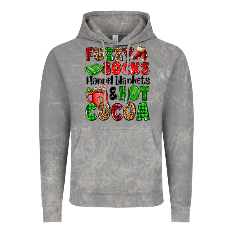Fuzzy Socks Flannel Blankets And Hot Cocoa Vintage Hoodie by OliviaCreatesArt | Teevron