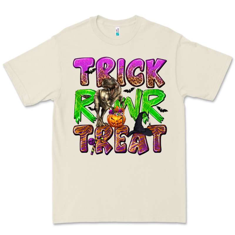 Trick Rawr Treat Premium Tee by texasbilliewilder | Teevron