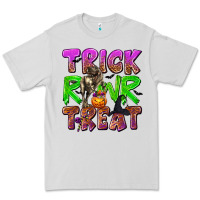 Dove Grey Trick Rawr Treat Premium Tee - texasbilliewilder