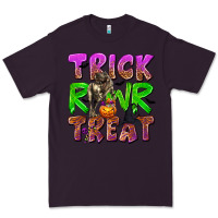 Plum Trick Rawr Treat Premium Tee - texasbilliewilder