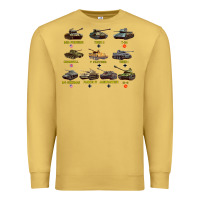 Top Ten Best Ww2 Tanks M4 Sherman Panzer Iv Tiger Ii T34 Premium Sweatshirt | Teevron