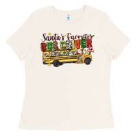 Bone santas favorite bus driver Ladies Tee - texasbilliewilder