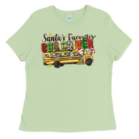 Matcha santas favorite bus driver Ladies Tee - texasbilliewilder