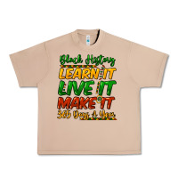 Burro Black history learn it live it make it 365 days Urban Heavy Tee - HowdyJamesFarm