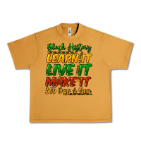 Peanut Butter Black history learn it live it make it 365 days Urban Heavy Tee - HowdyJamesFarm
