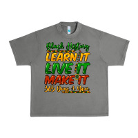 Tornado Black history learn it live it make it 365 days Urban Heavy Tee - HowdyJamesFarm
