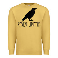 Antique Gold Womens Raven Lunatic, Funny Bird Lover Gift Men Women Kids Premium Sweatshirt - longCreatives