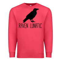 Cardinal Womens Raven Lunatic, Funny Bird Lover Gift Men Women Kids Premium Sweatshirt - longCreatives